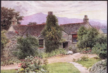 Dove Cottage, Grasmere, de The Cottages and the Village Life of Rural England publicado por Dent & Sons Limited, 1912